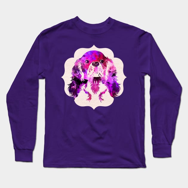 Cavalier King Charles Spaniel Long Sleeve T-Shirt by Nartissima